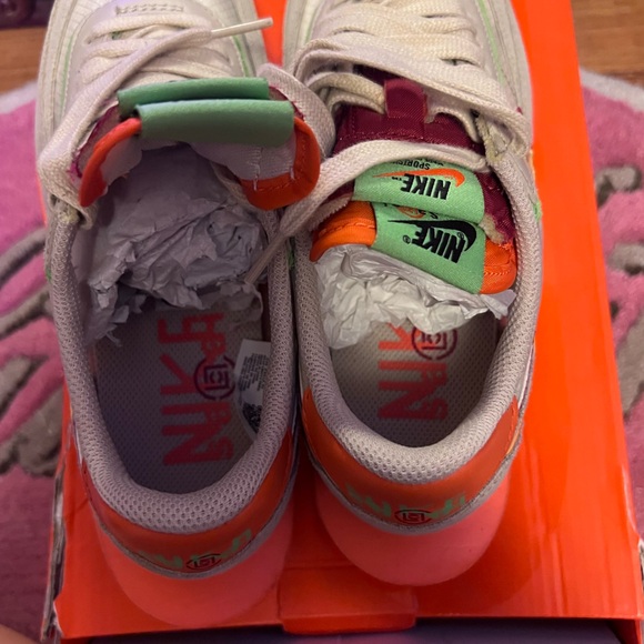 Nike Sacai x Clot x LDWaffle 'Net Orange Blaze' - Picture 5 of 8